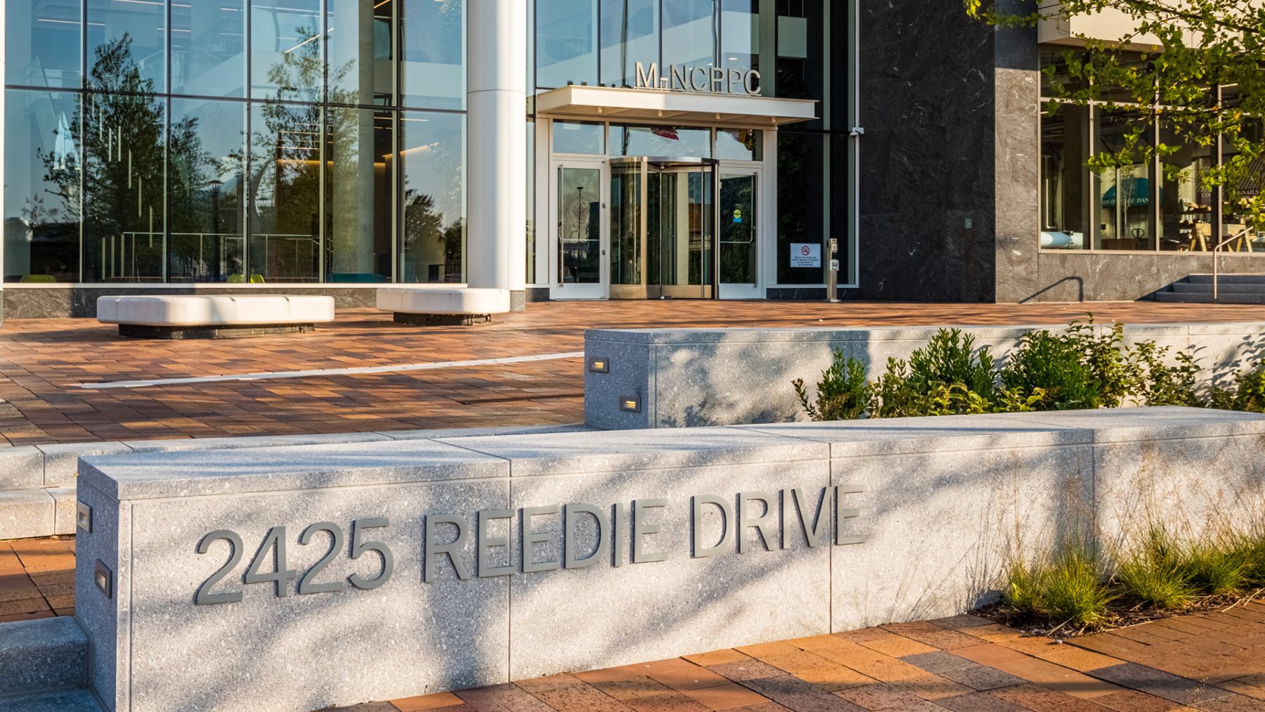 Wheaton Headquarters front at ground level